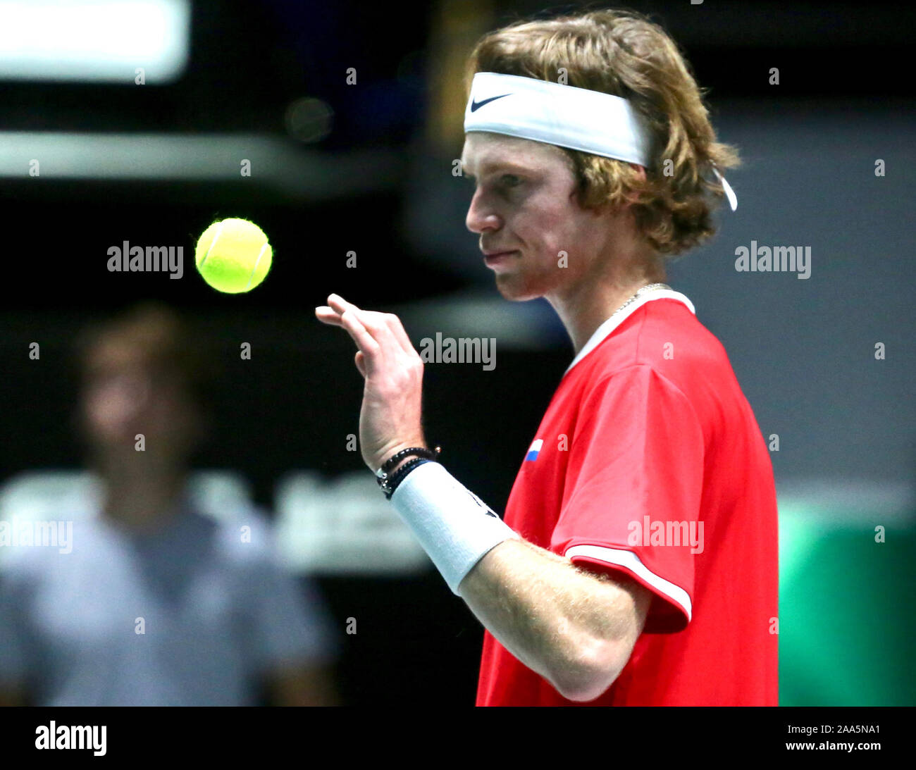 Madrid, Spain. 19th Nov, 2019. Tennis, Group B, Russia - Spain ...