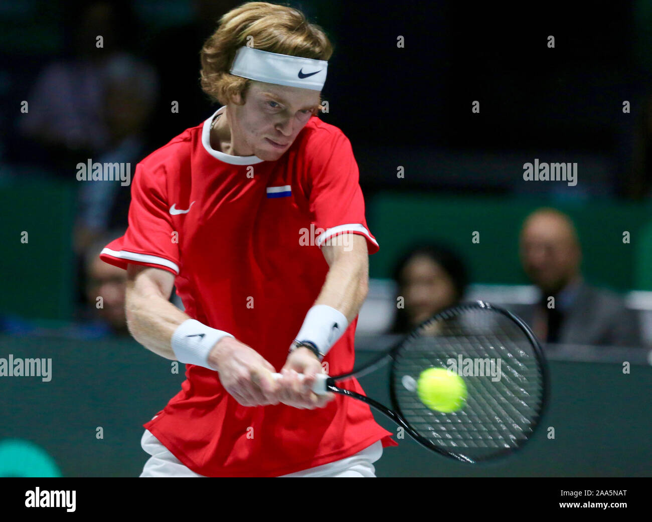 Madrid, Spain. 19th Nov, 2019. Tennis, Group B, Russia - Spain ...