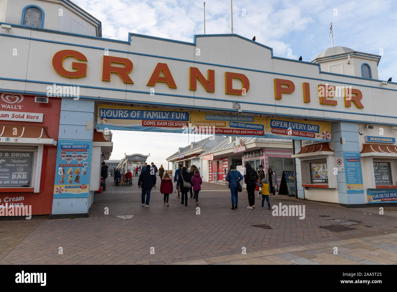 Grand Pier, Weston-Super-Mare Stock Photo