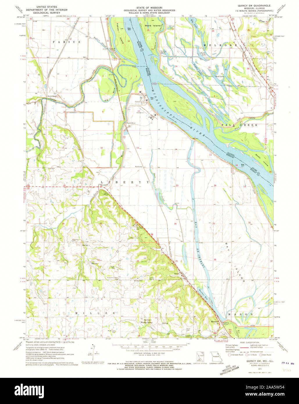 Map of quincy Cut Out Stock Images & Pictures Alamy