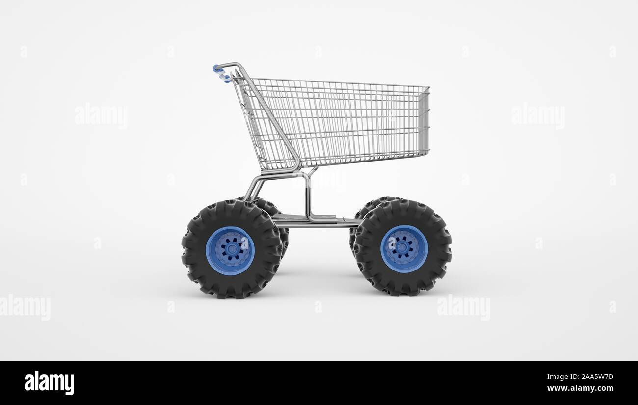 Off road shopping cart Stock Photo Alamy
