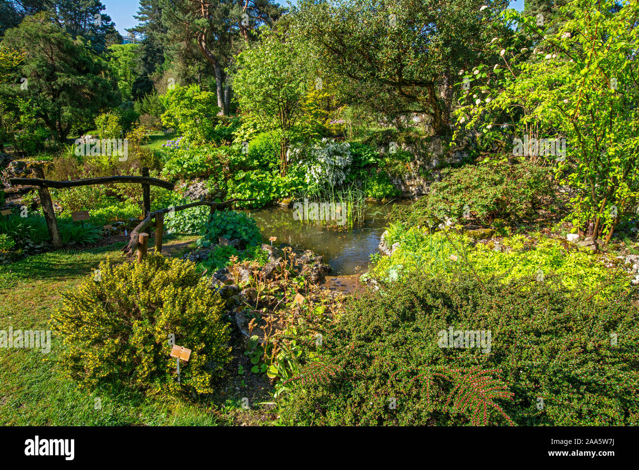Switzerland, Geneva, Botanical Garden Stock Photo Alamy