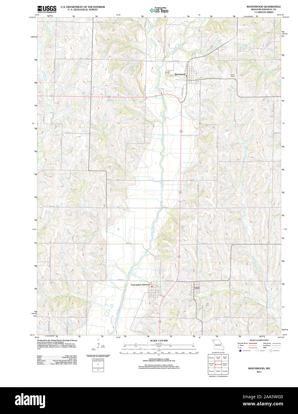 Ravenwood missouri map Cut Out Stock Images & Pictures Alamy