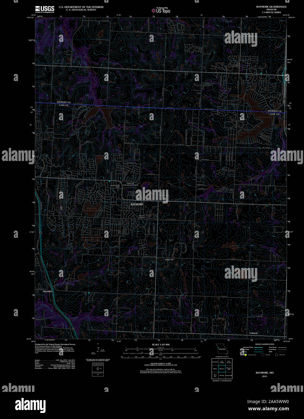Map of raymore hires stock photography and images Alamy