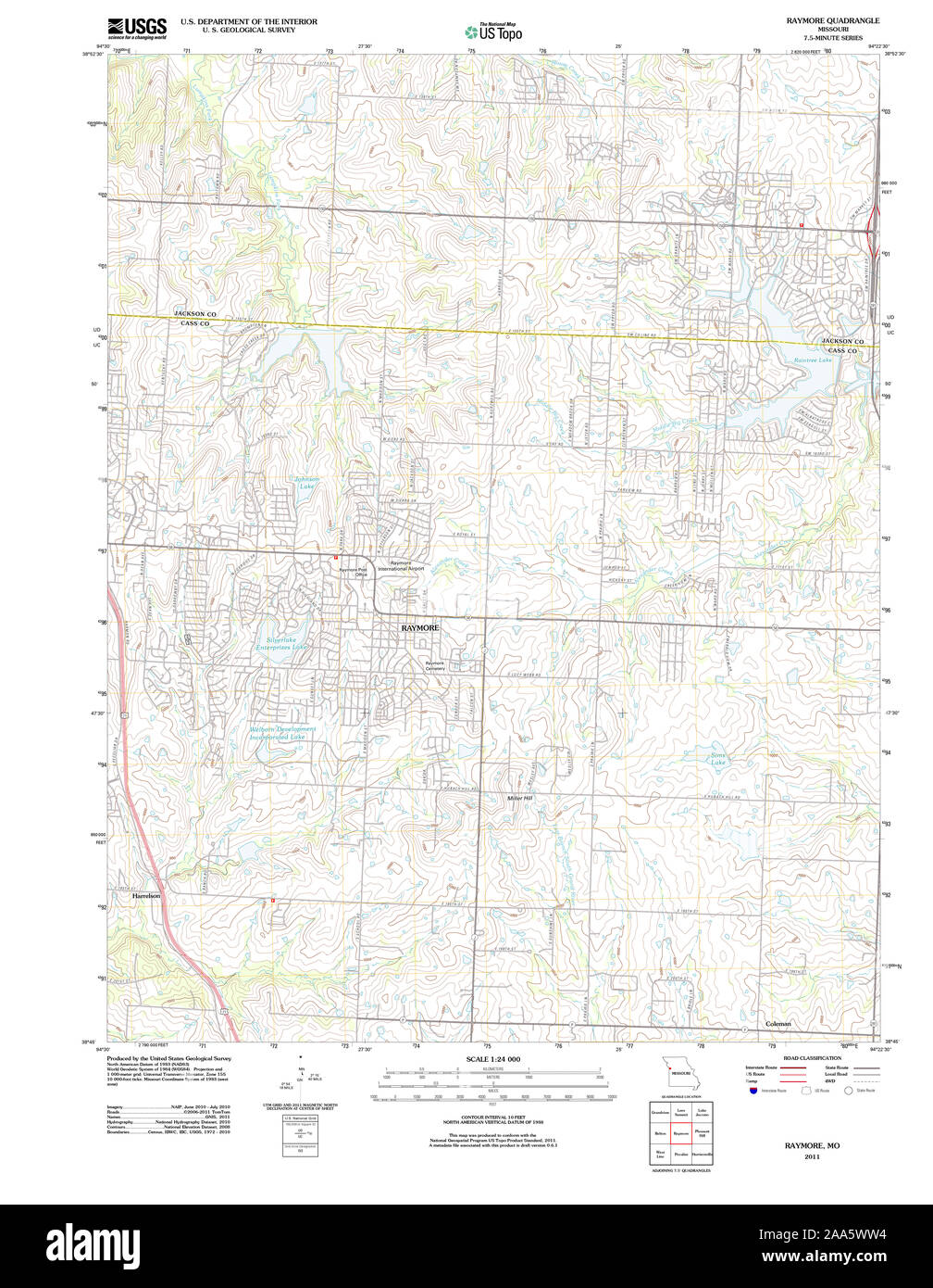 Map of raymore hires stock photography and images Alamy