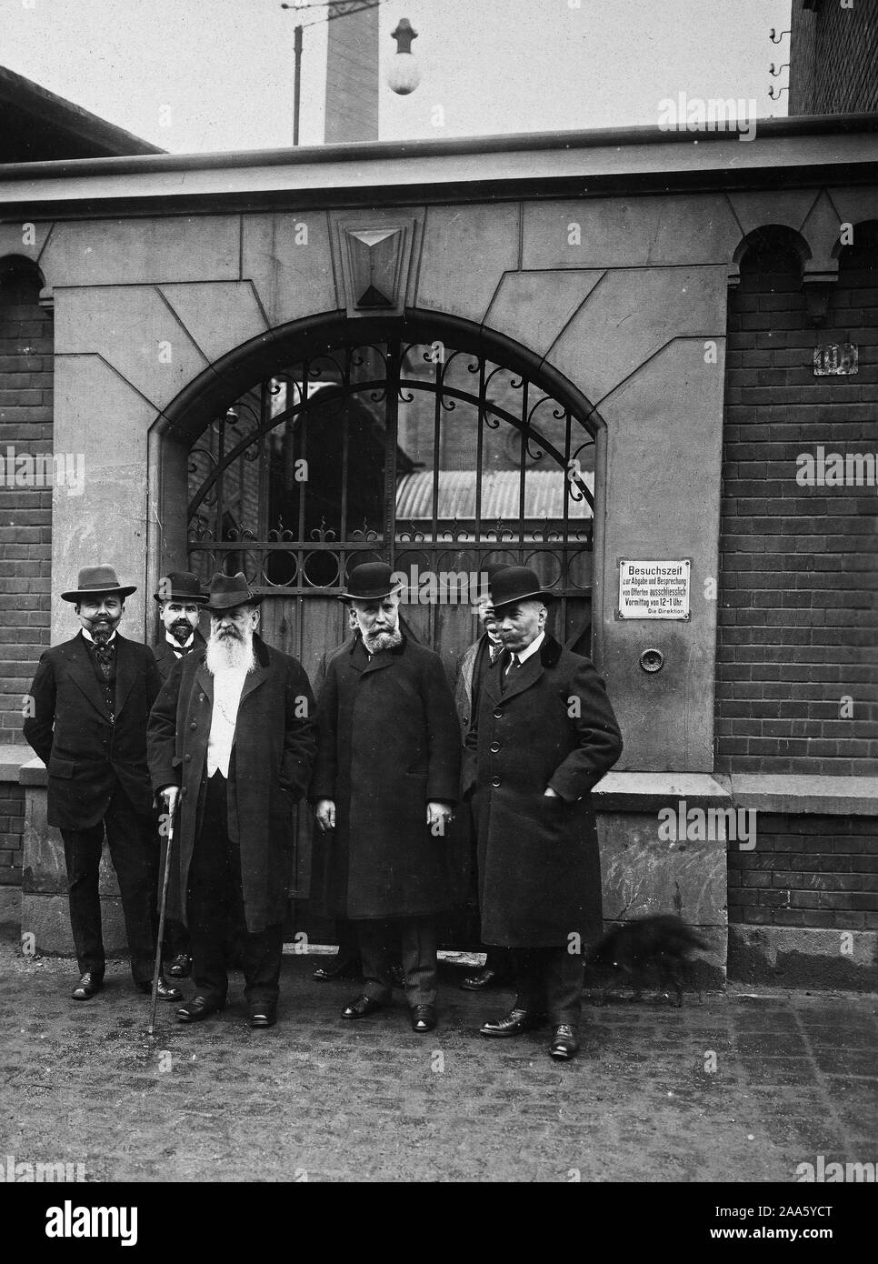Geheimrat Erhardt of the Rheinisch Metal Works ca. 1916-1918 Stock Photo