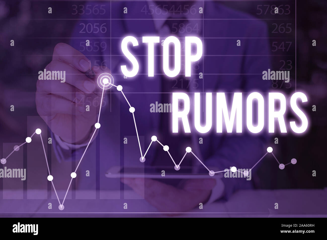 Handwriting text Stop Rumors. Conceptual photo put an end circulating ...