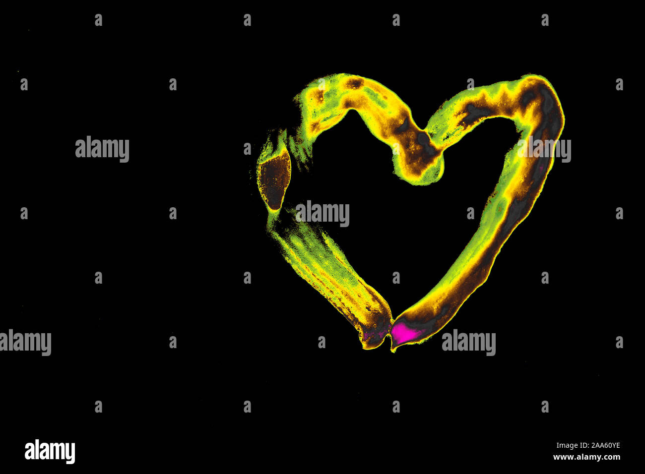Colorful decorative objects in the shape of a heart Stock Photo Alamy
