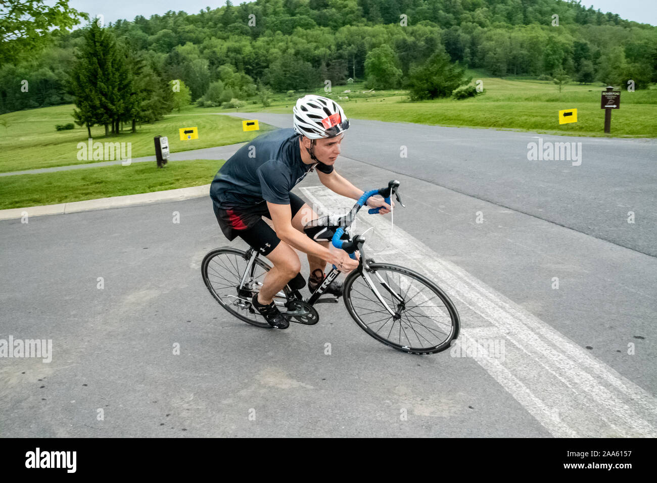 Cooperstown Triathlon 2019 Stock Photo