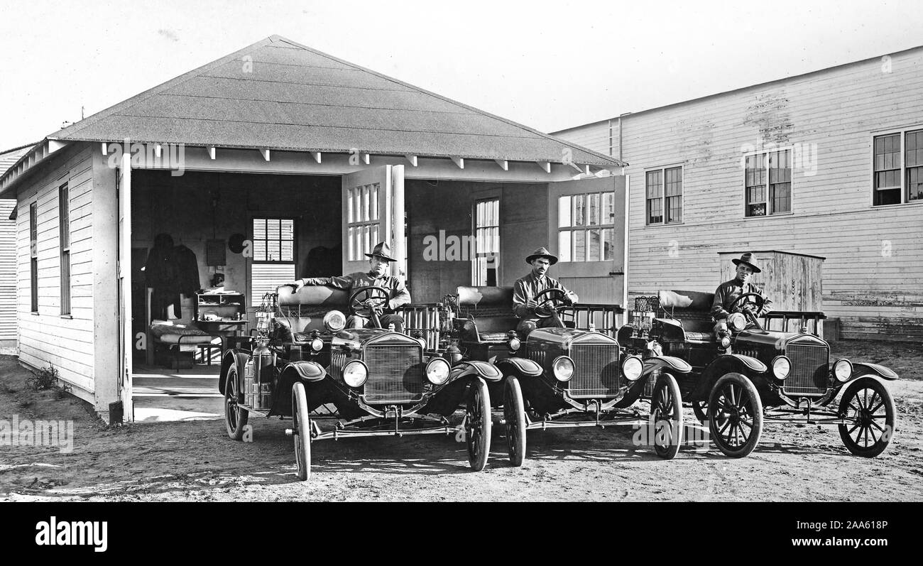 Post field, Fort Sill, Oklahoma. Fire prevention and fighting equipment