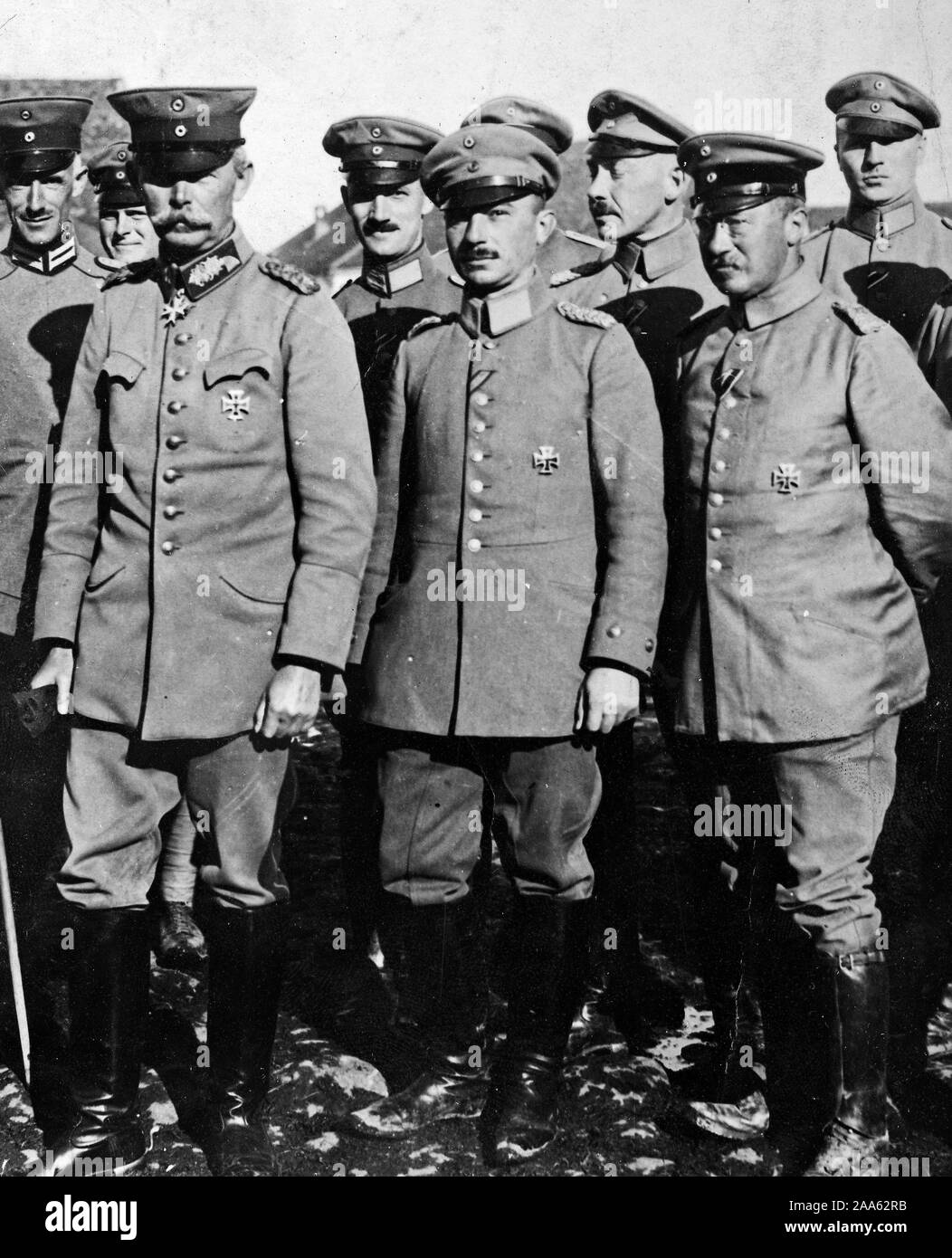 General von Falkenhayn, commander of a Teutonic Army Corps in Serbia ca. 1918-1919 Stock Photo