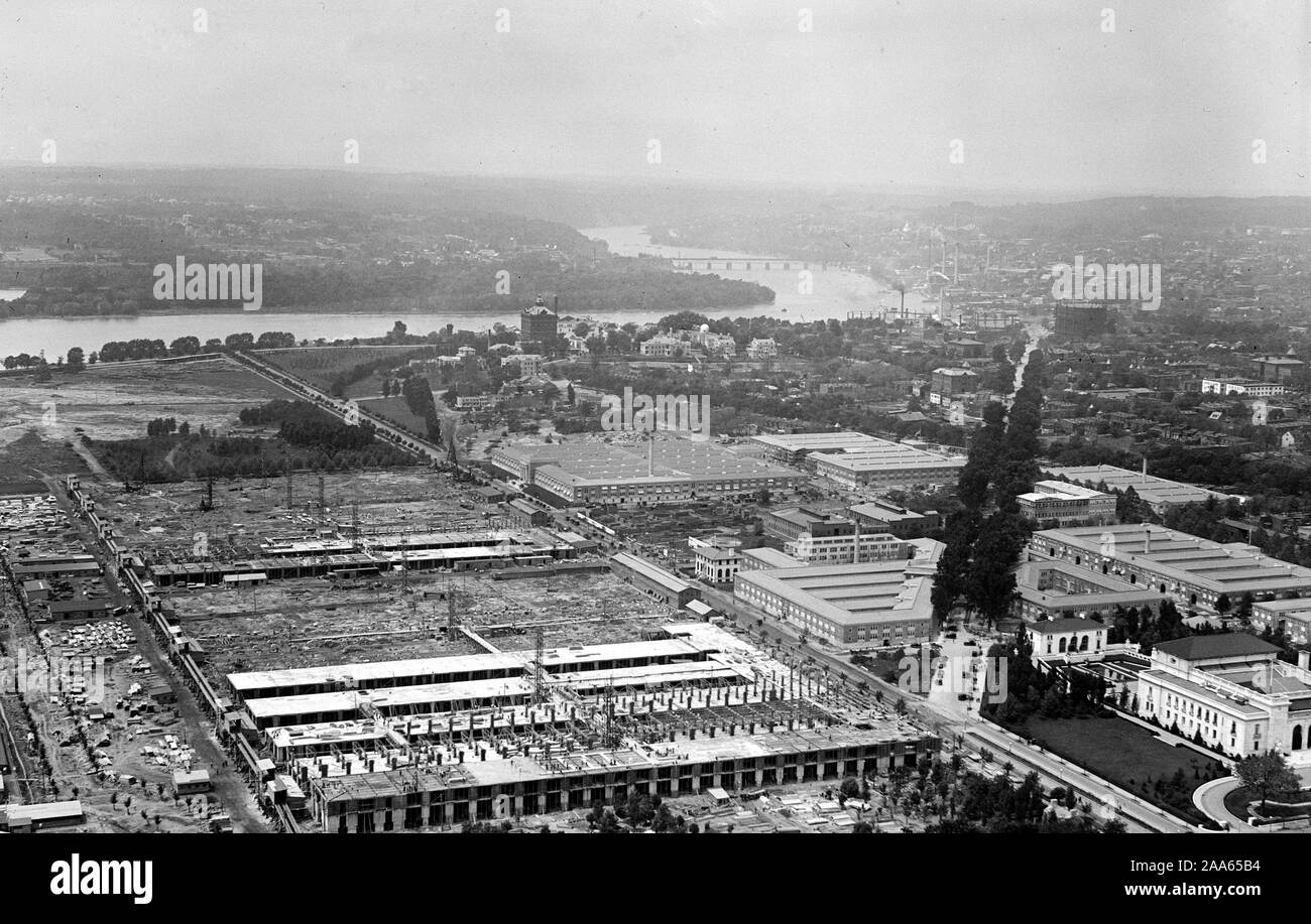 Aerial View Washington D C 1910s High Resolution Stock Photography and ...