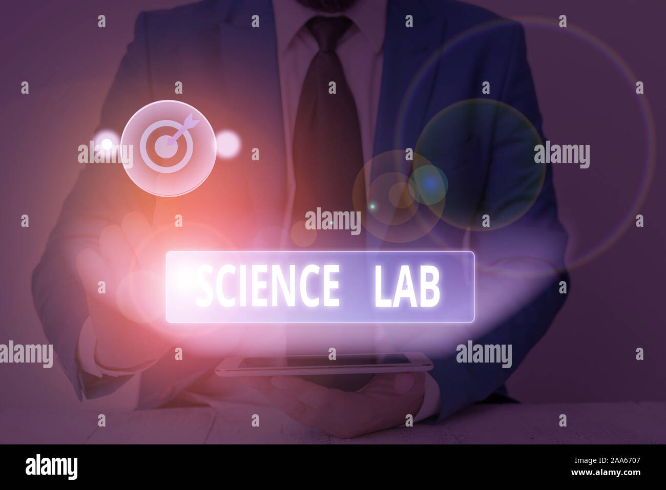 Text sign showing Science Lab. Business photo showcasing special ...