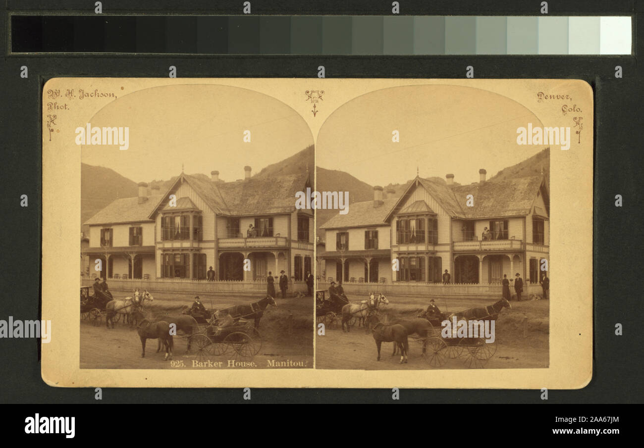 Barker House, Manitou.; Barker House, Manitou Stock Photo Alamy