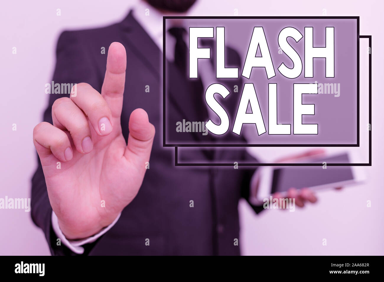 Conceptual Hand Writing Showing Flash Sale Concept Meaning A Sale Of Goods At Greatly Reduced Prices At A Short Period Male Human Wear Formal Work Su Stock Photo Alamy