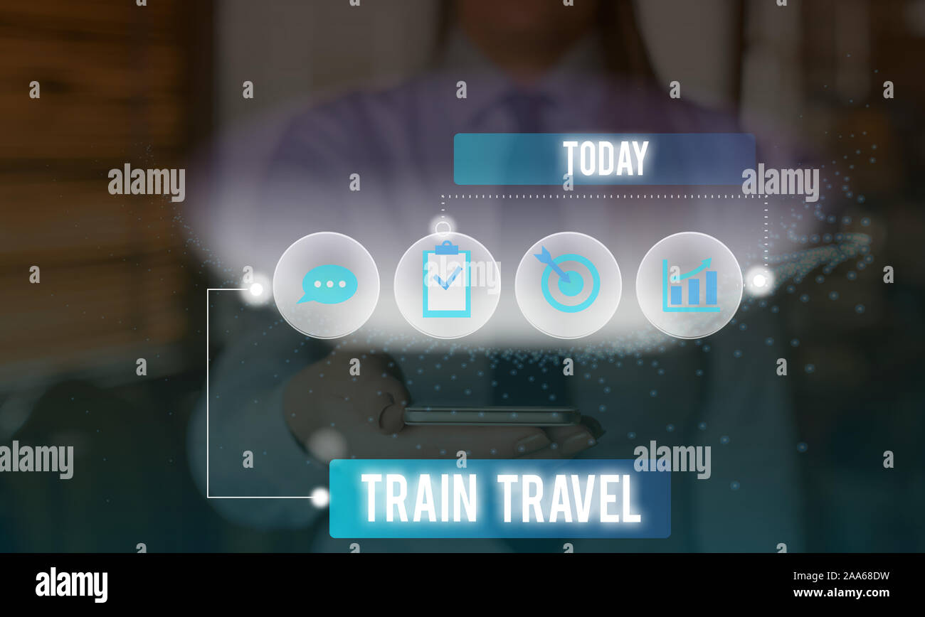 Handwriting text writing Train Travel. Conceptual photo to make a ...