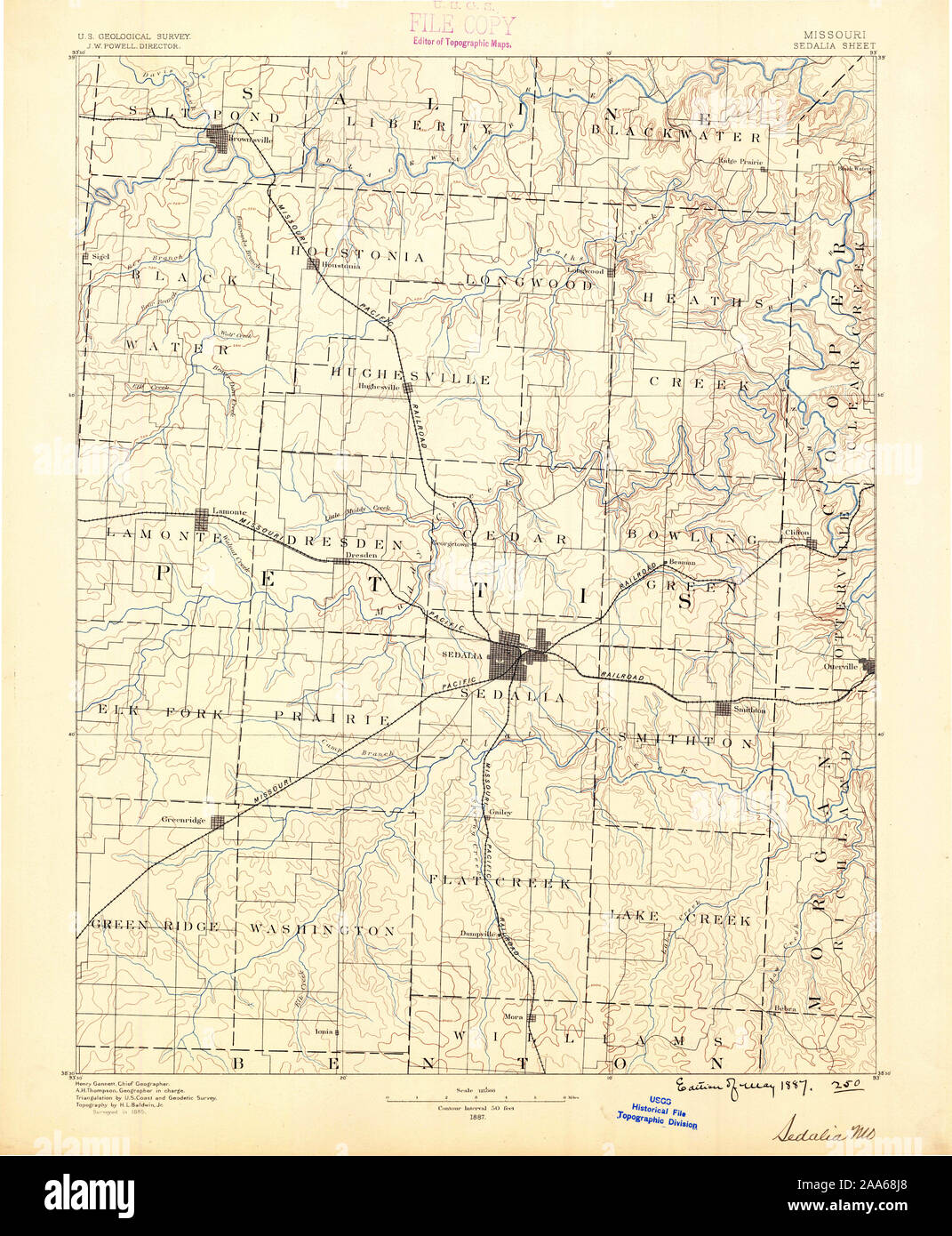 Map of sedalia missouri hires stock photography and images Alamy