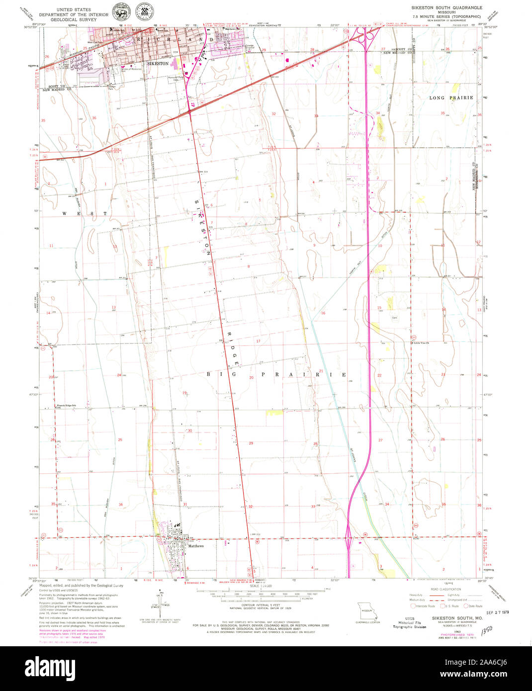 Map of sikeston hires stock photography and images Alamy