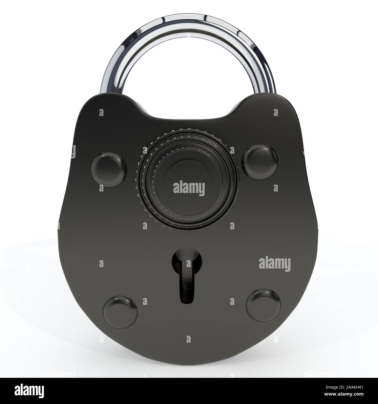 Combination lock and key symbol, 3d rendering Stock Photo Alamy