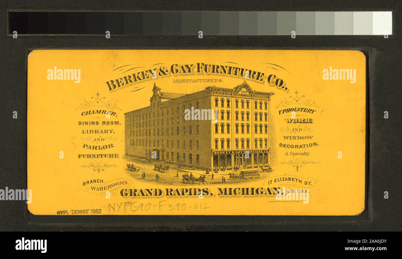 Berkey Gay Furniture Co S Sales Rooms Grand Rapids
