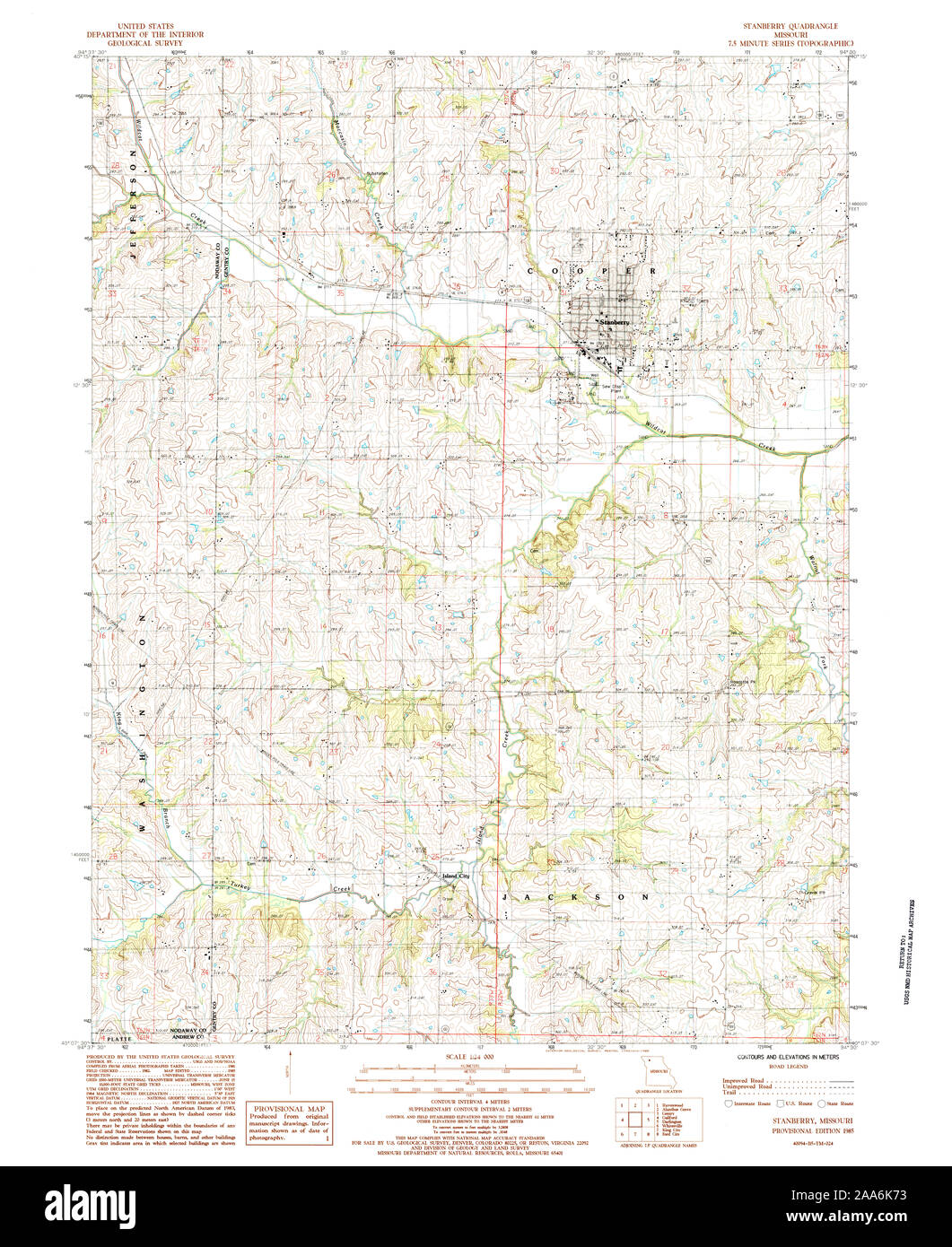 Map of stanberry hires stock photography and images Alamy