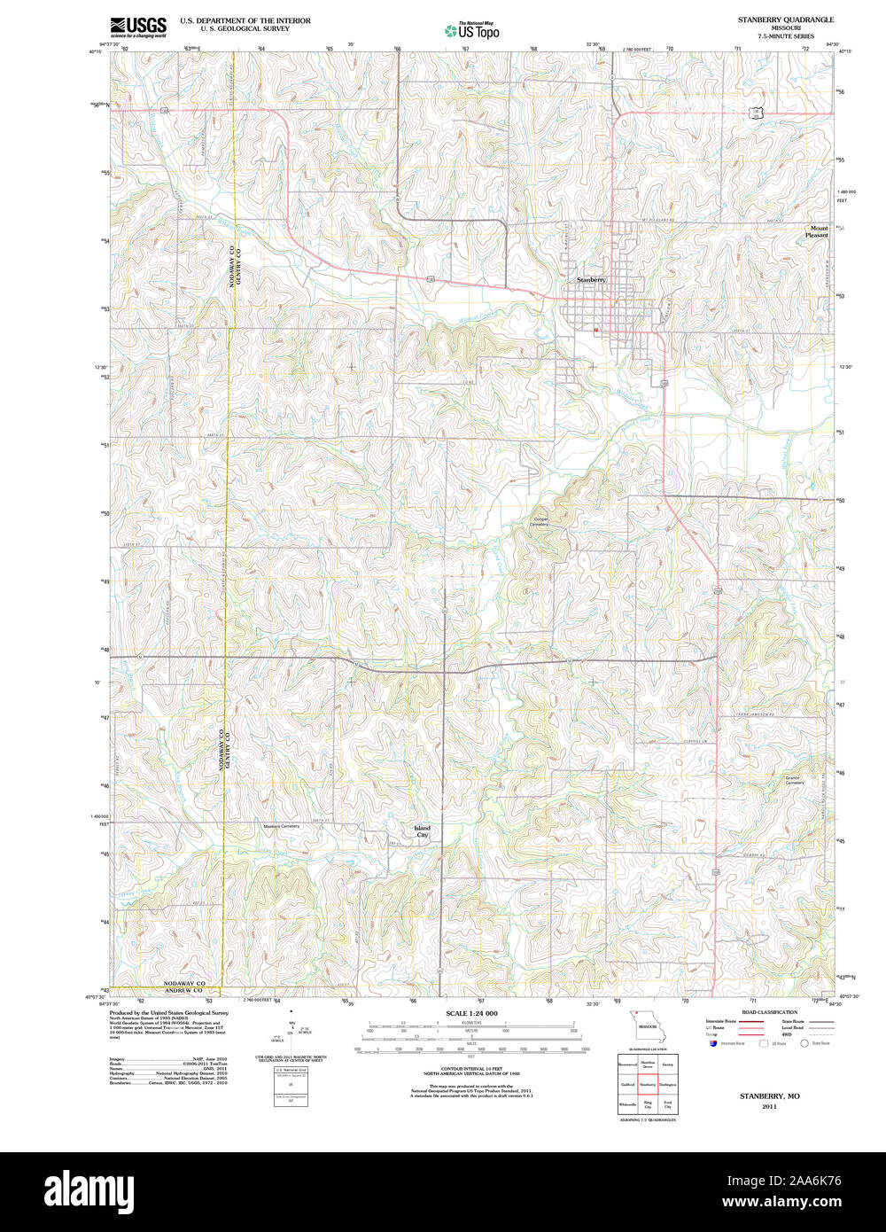 Stanberry missouri map Cut Out Stock Images & Pictures Alamy