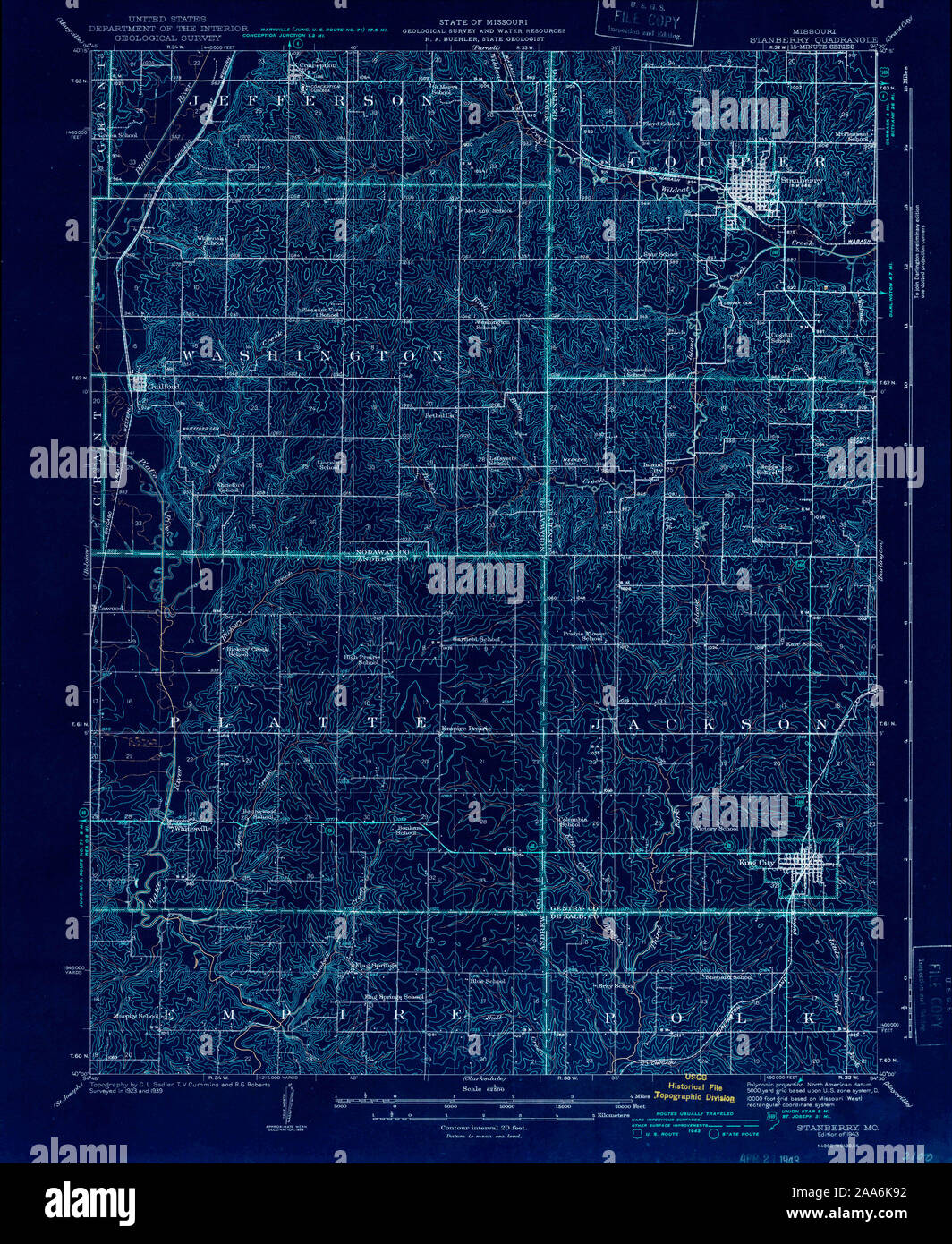 Stanberry missouri map hires stock photography and images Alamy