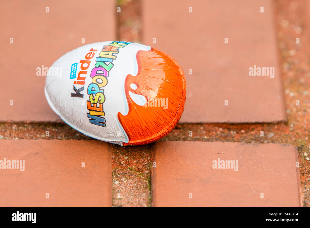 kinder egg plastic