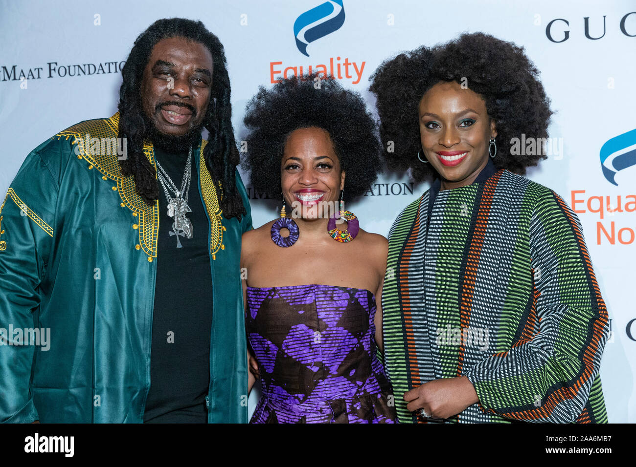 New York, NY - November 19, 2019: Rodney Kendrick, Rhonda Ross Kendrick