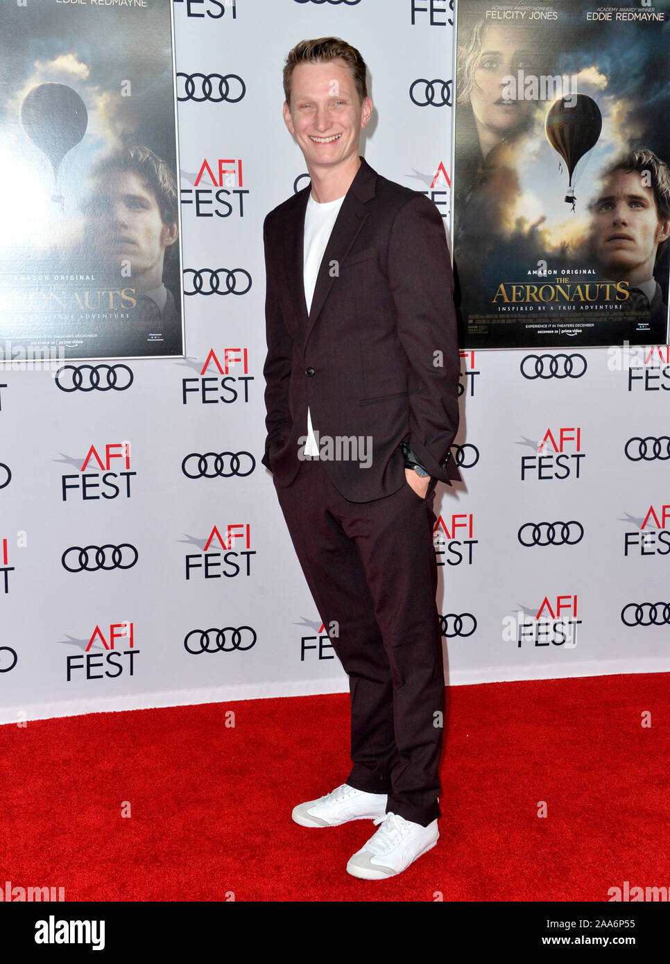 Los Angeles, USA. 20th Nov, 2019. LOS ANGELES, USA. November 20, 2019: Tom Harper at the gala screening for 'The Aeronauts' as part of the AFI Fest 2019 at the TCL Chinese Theatre. Picture Credit: Paul Smith/Alamy Live News Stock Photo