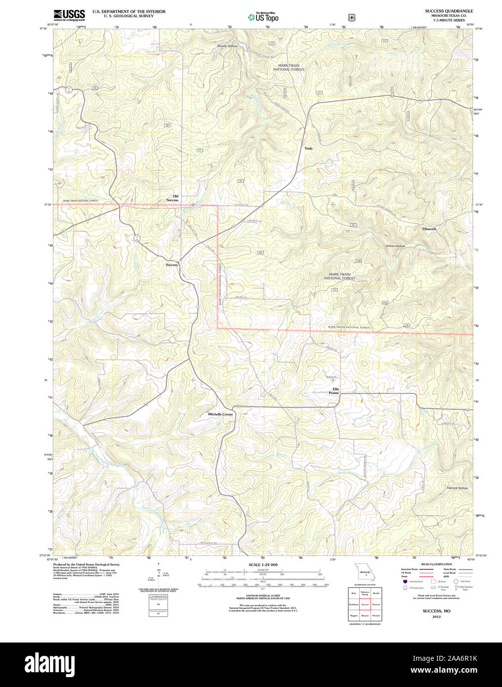 Map of success missouri hires stock photography and images Alamy