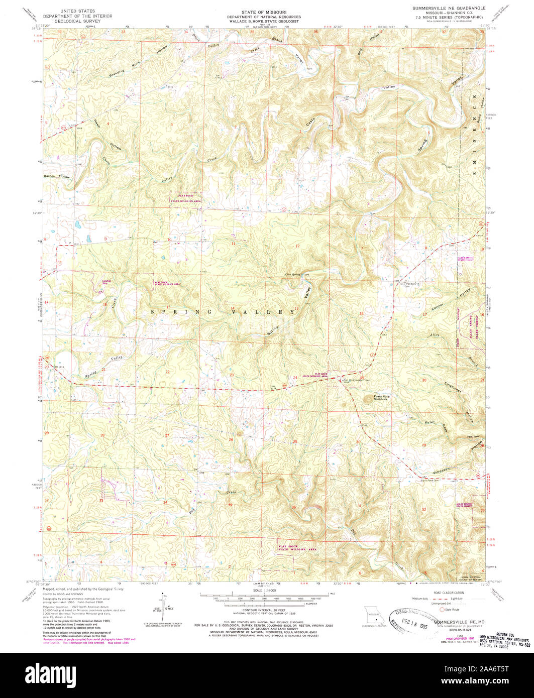 Map of summersville missouri Cut Out Stock Images & Pictures Alamy