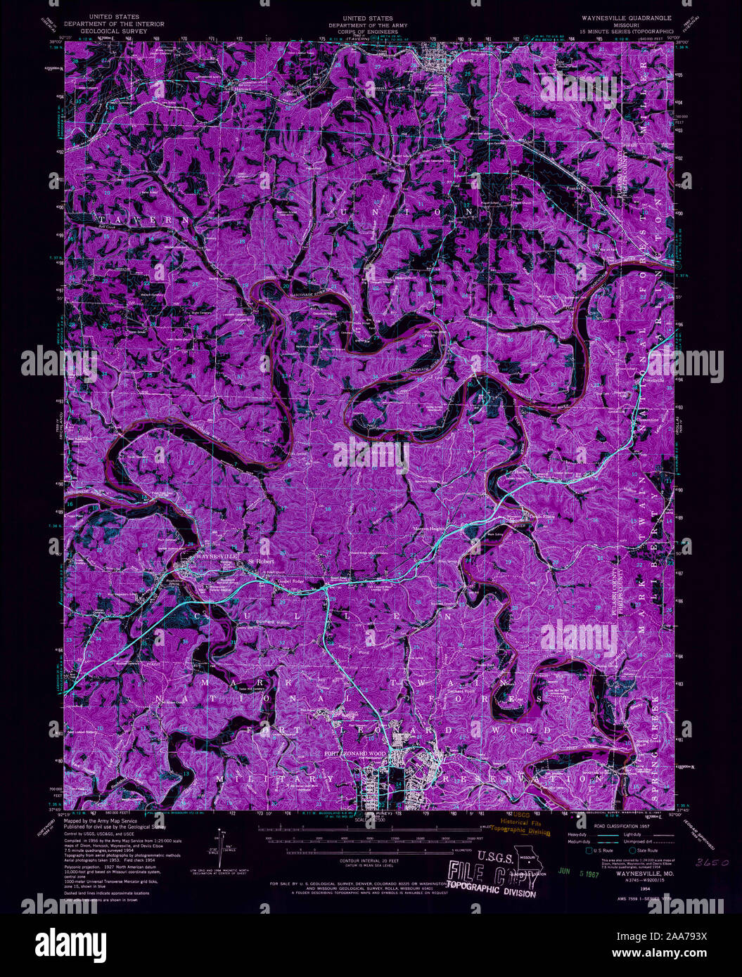 Map of waynesville hires stock photography and images Alamy