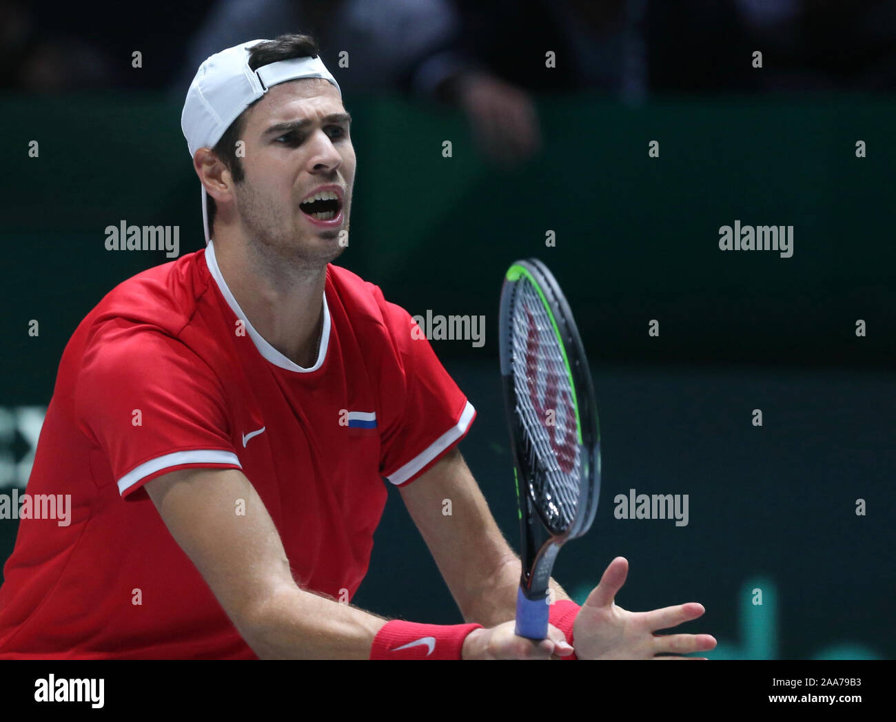 Madrid Spain 20th Nov 2019 Tennis Group B Russia Spain madrid-spain-20th-nov-2019-tennis-group-b-russia-spain
