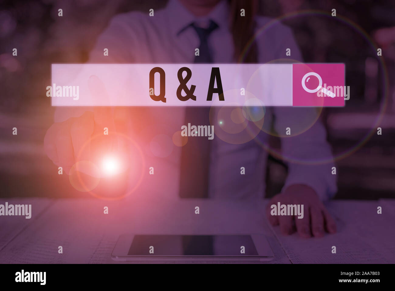 Writing note showing Q And A. Business concept for a period of time or ...