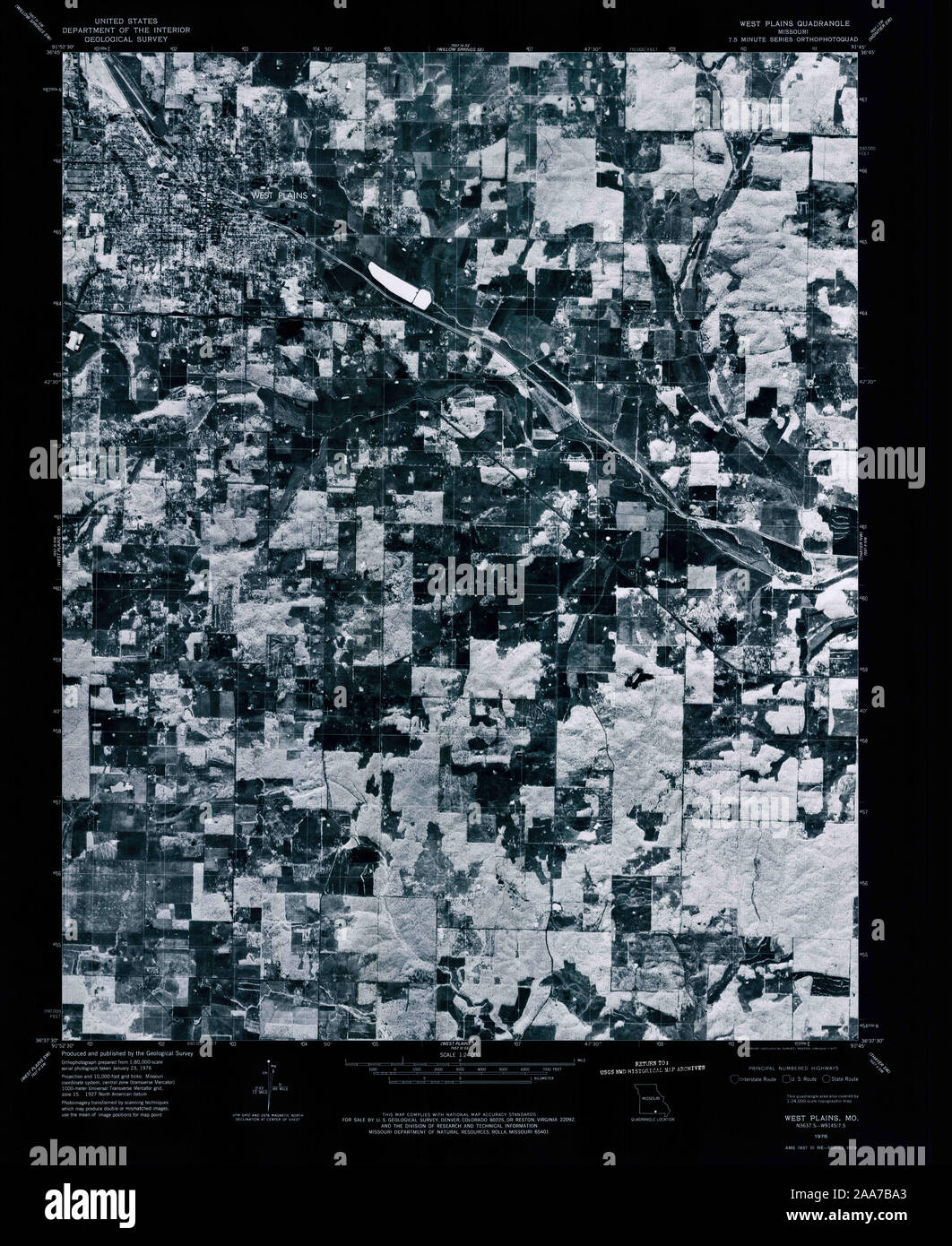 West plains missouri map hires stock photography and images Alamy