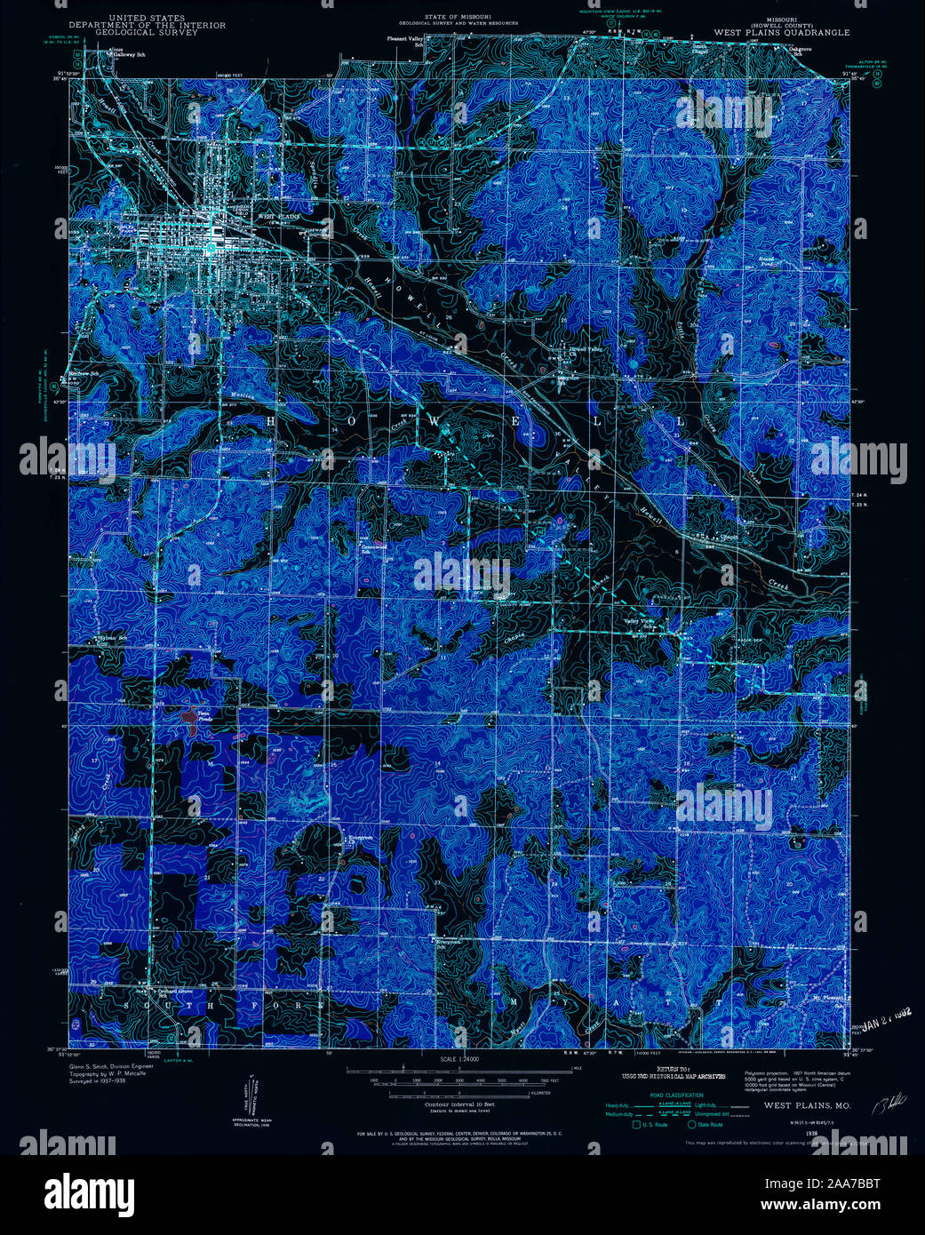 West plains missouri map hires stock photography and images Alamy