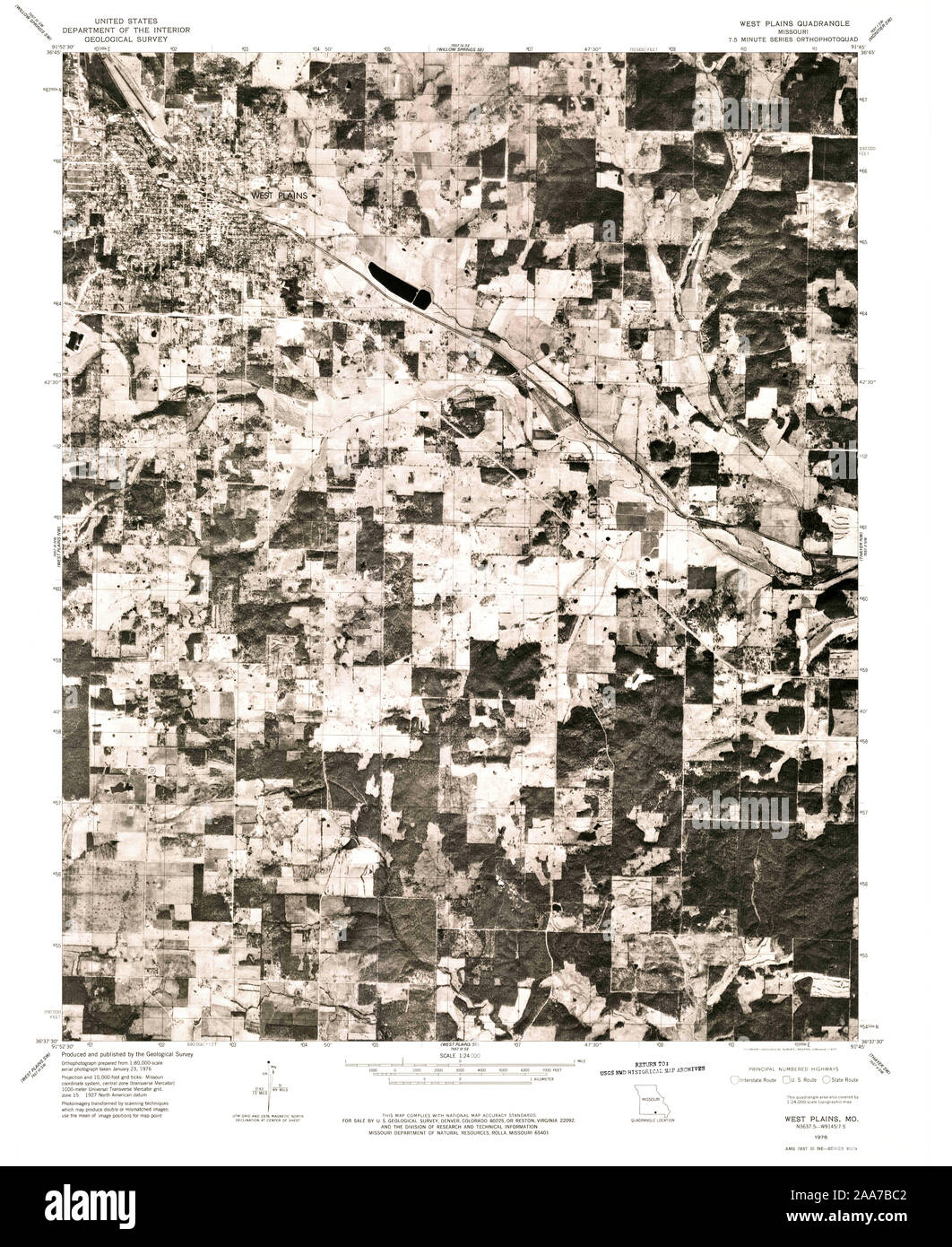 West plains missouri map hires stock photography and images Alamy