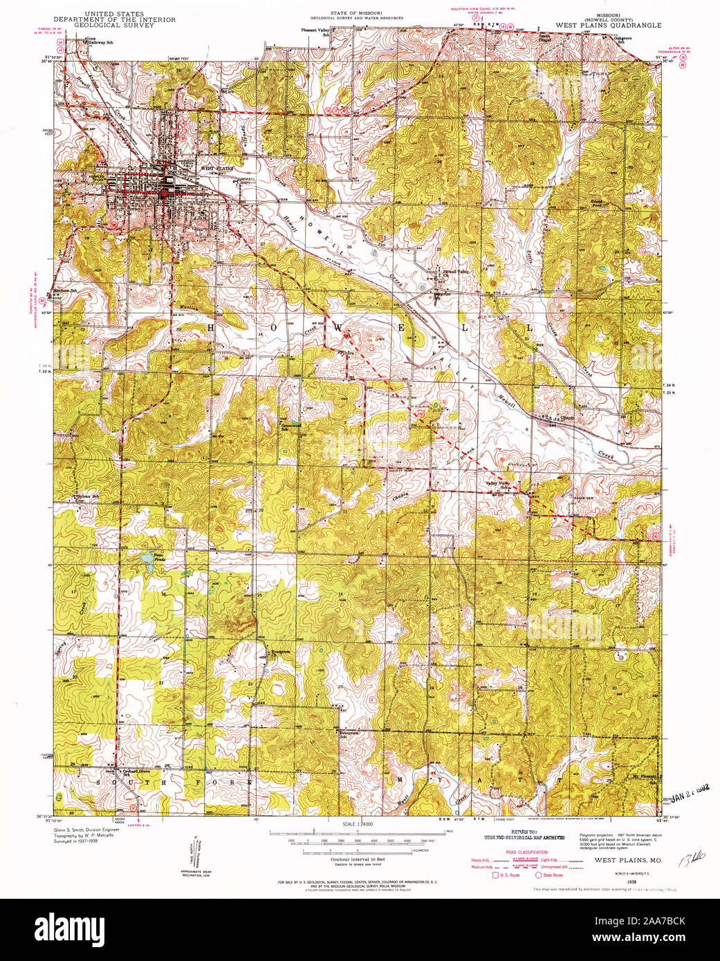 West plains missouri map hires stock photography and images Alamy