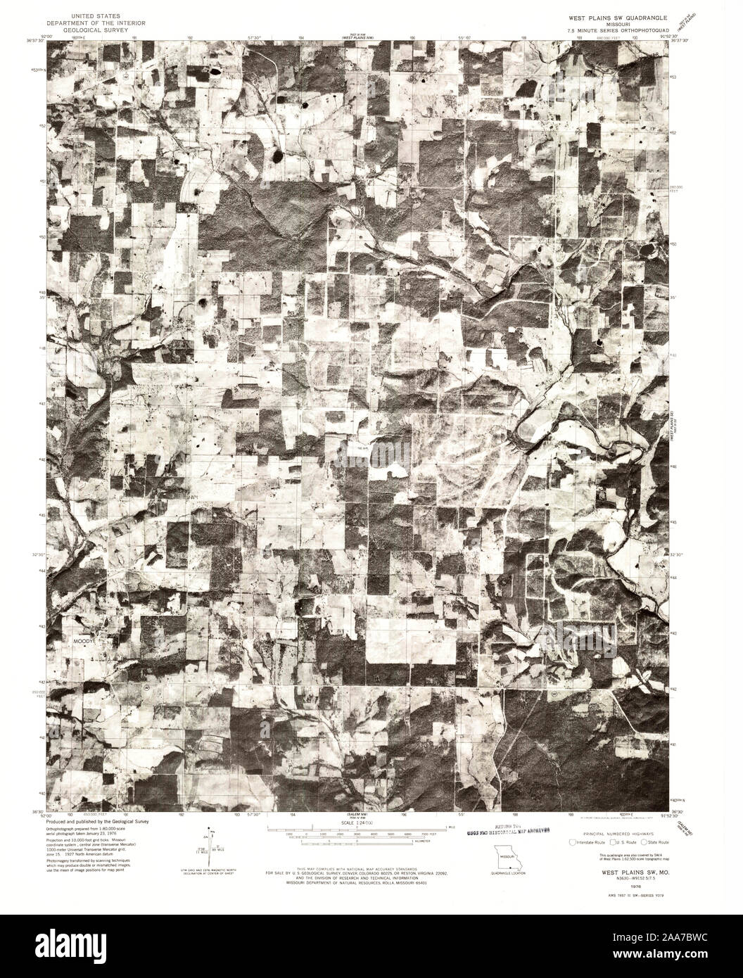 West plains missouri map Cut Out Stock Images & Pictures Alamy