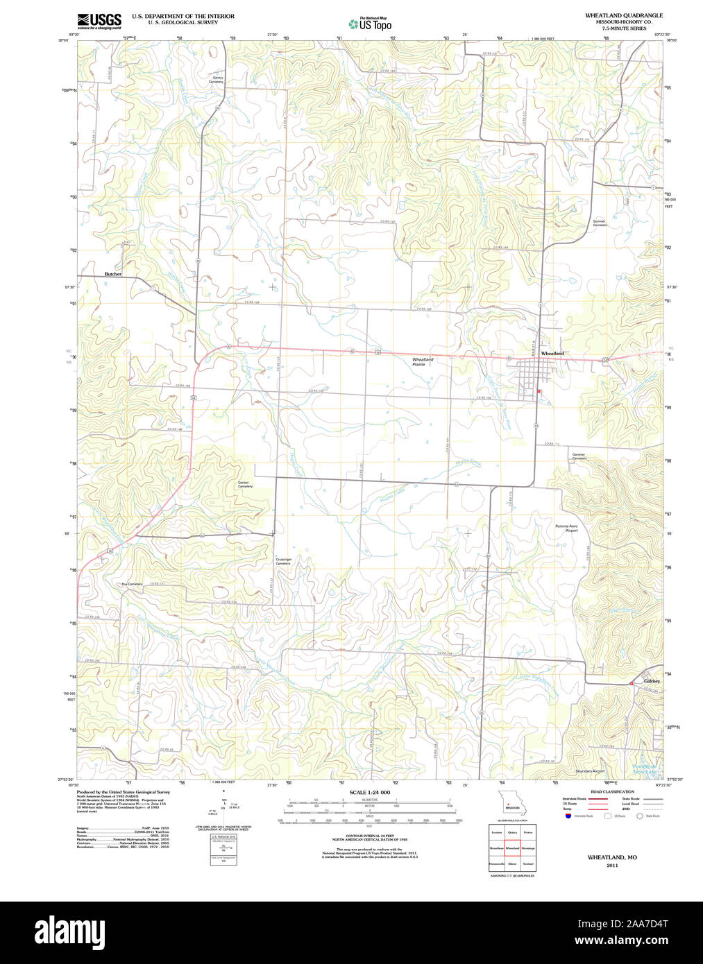 Wheatland map Cut Out Stock Images & Pictures Alamy
