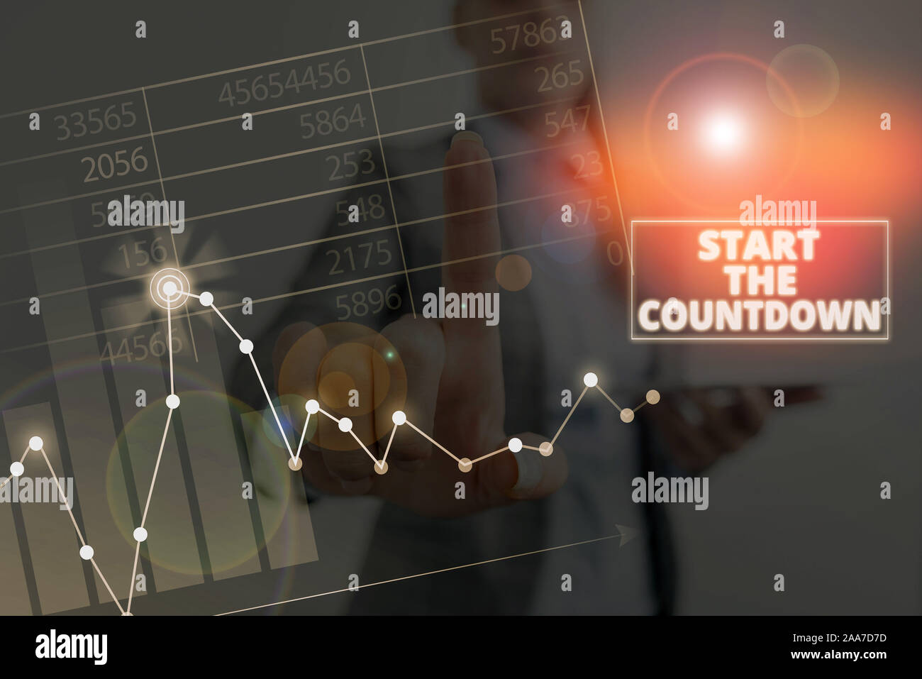 Writing note showing Start The Countdown. Business concept for Sequence ...