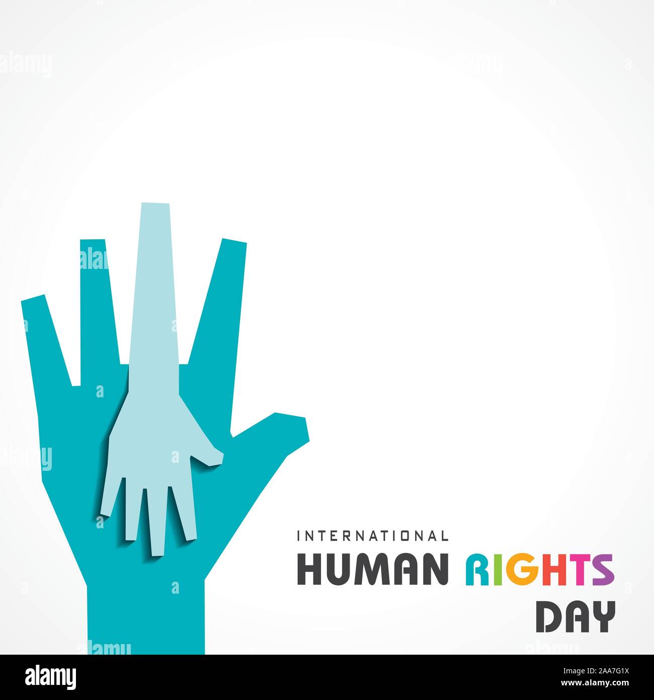 International Human Rights Day Stock Vector 10 December Stock Vector