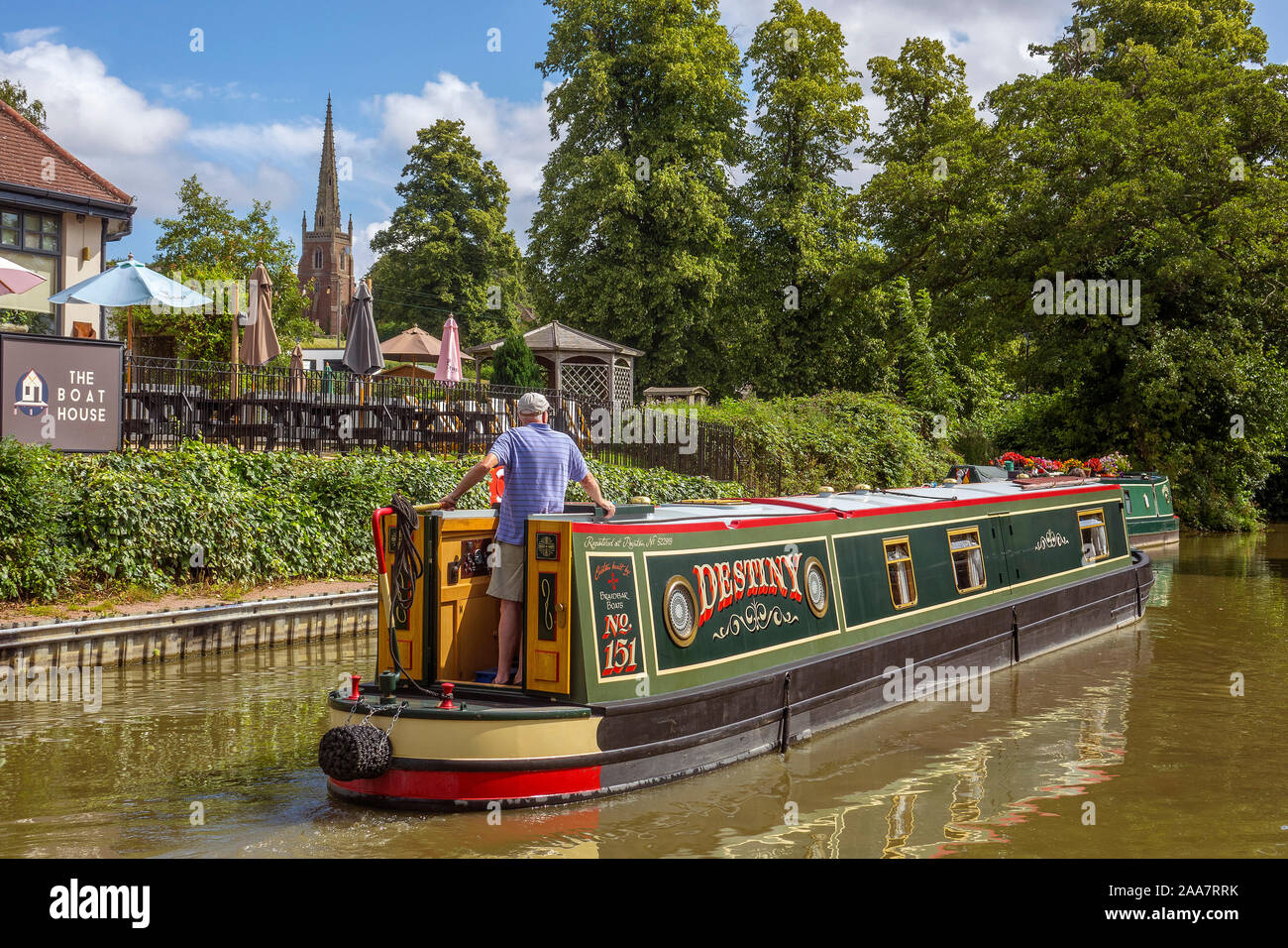 England, Northamptonshire, Braunston, Grand Union Canal Stock Photo