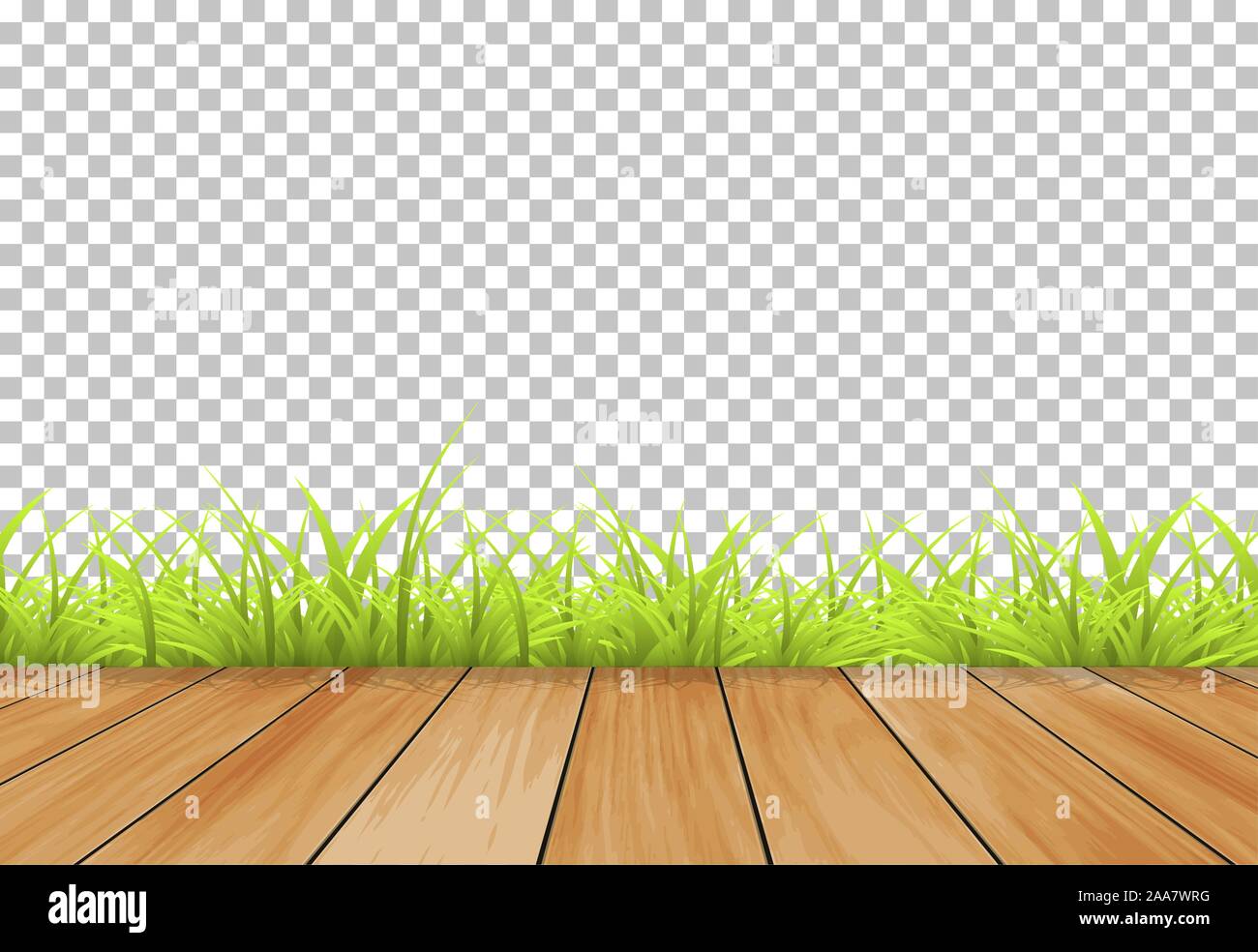 Grass with wood. Background isolated. Summer illustration. Vector  illustration Stock Vector Image & Art - Alamy