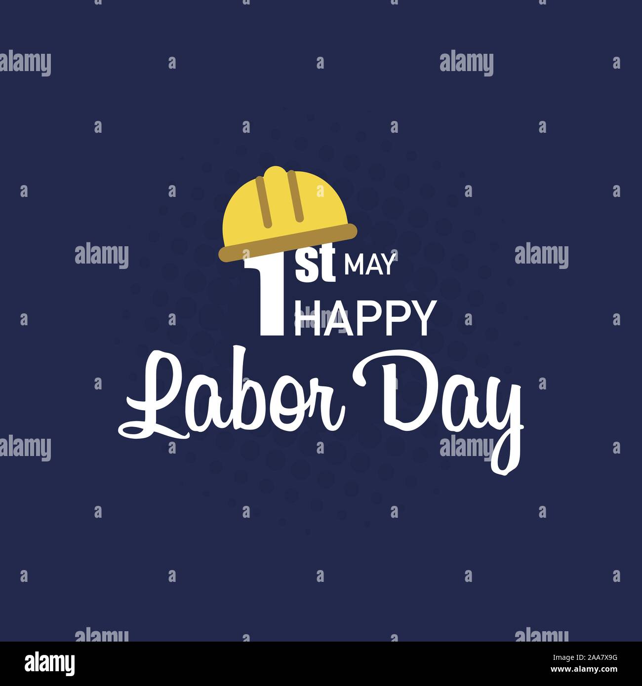 Labor day. Poster happy labour day. May celebration. Vector