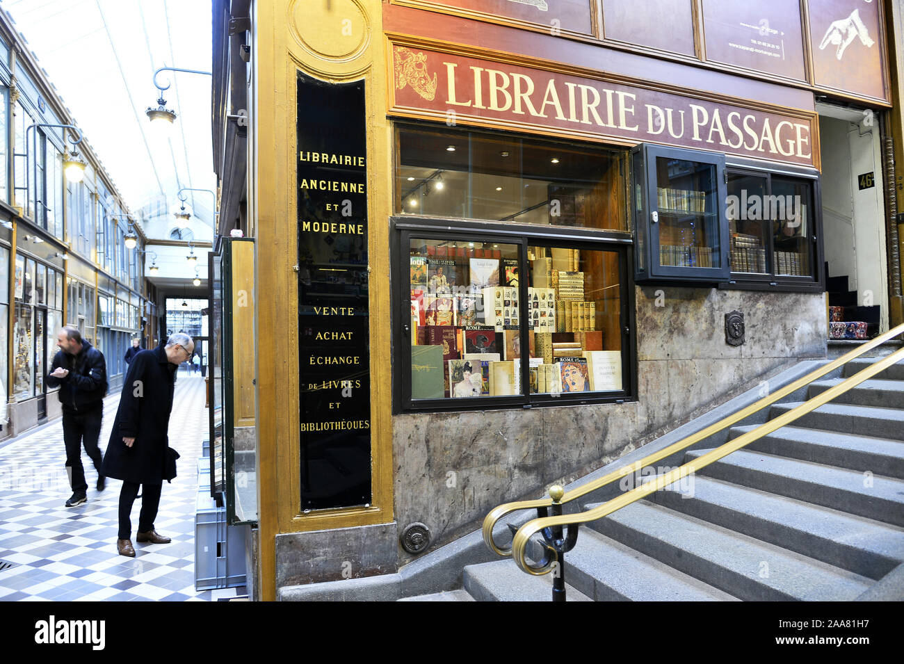 Librairie du Passage - Paris - France Stock Photo