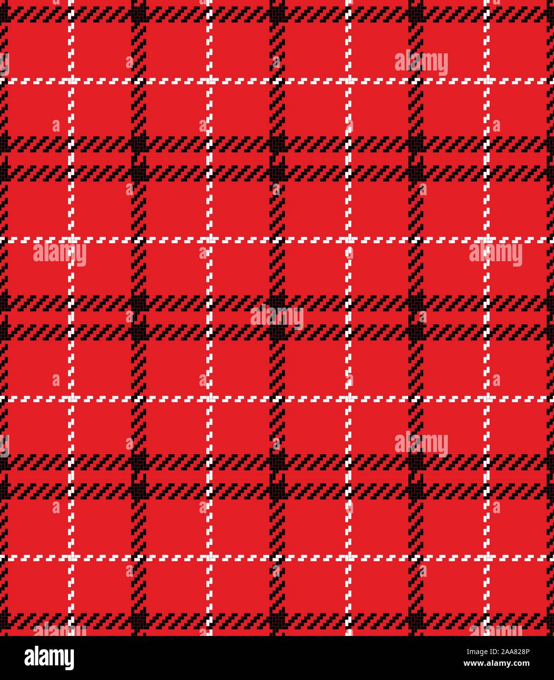 Lumberjack plaid pattern. Traditional Modern Tartan of Scottish Clan Cunningham. Seamless print for fabric, kilts, skirts, plaids. Christmas, new year Stock Vector