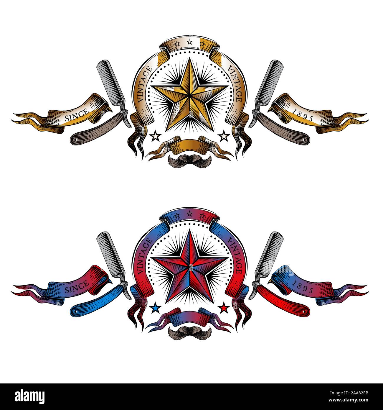 Razor ribbon Stock Vector Images - Alamy