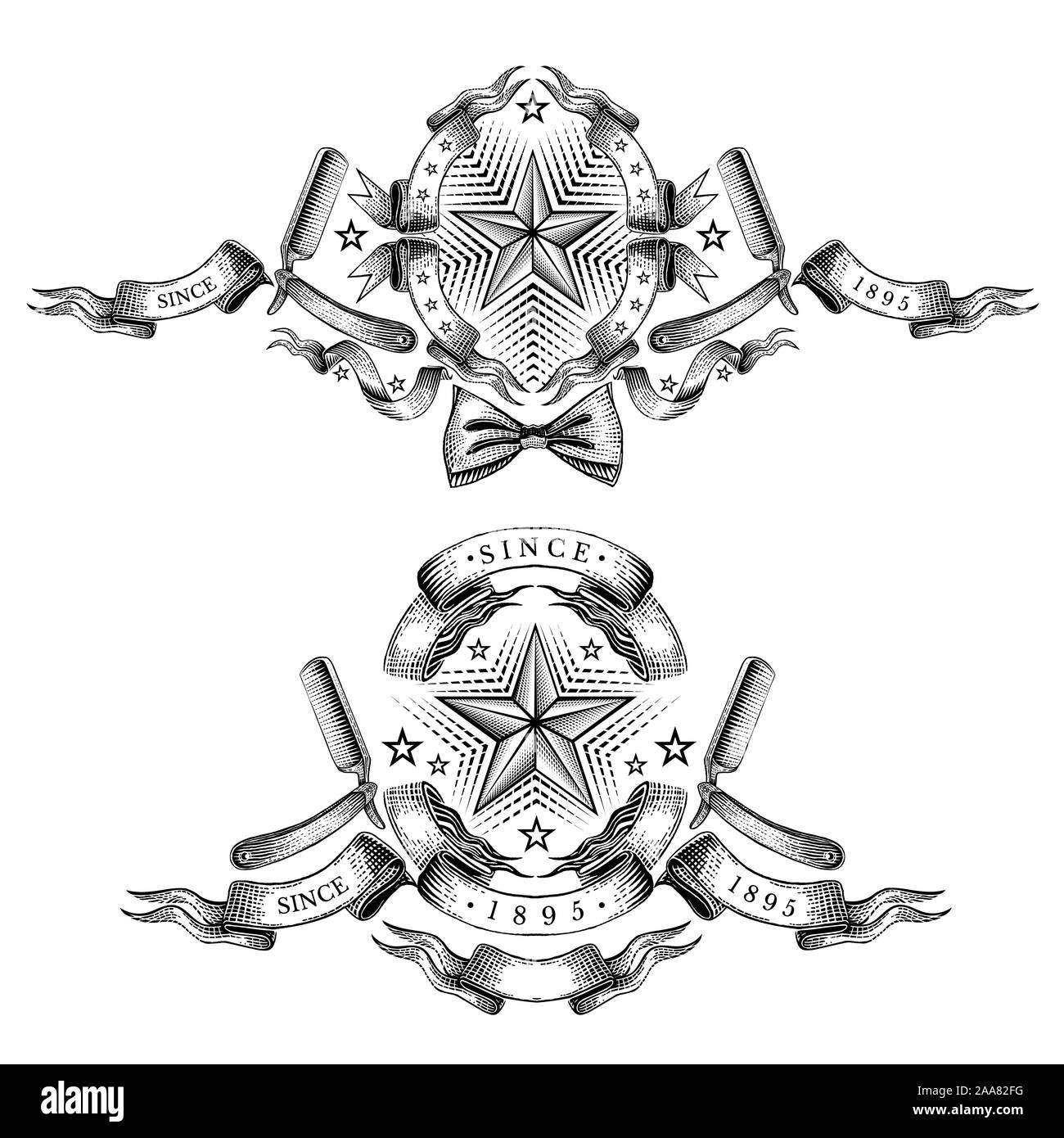 Razor ribbon Stock Vector Images - Alamy
